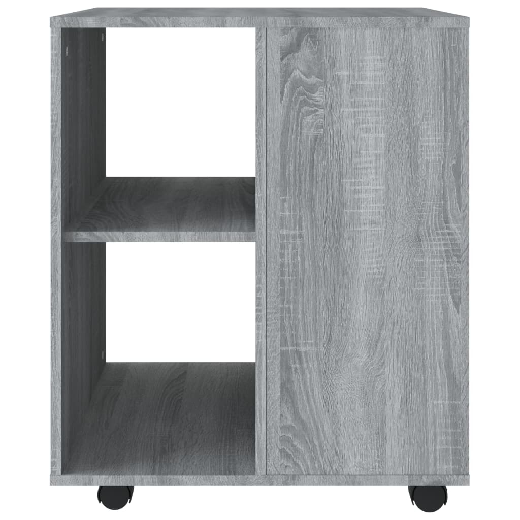 Armadietto con Ruote Grigio Sonoma 60x53x72cm Legno Multistrato - homemem39