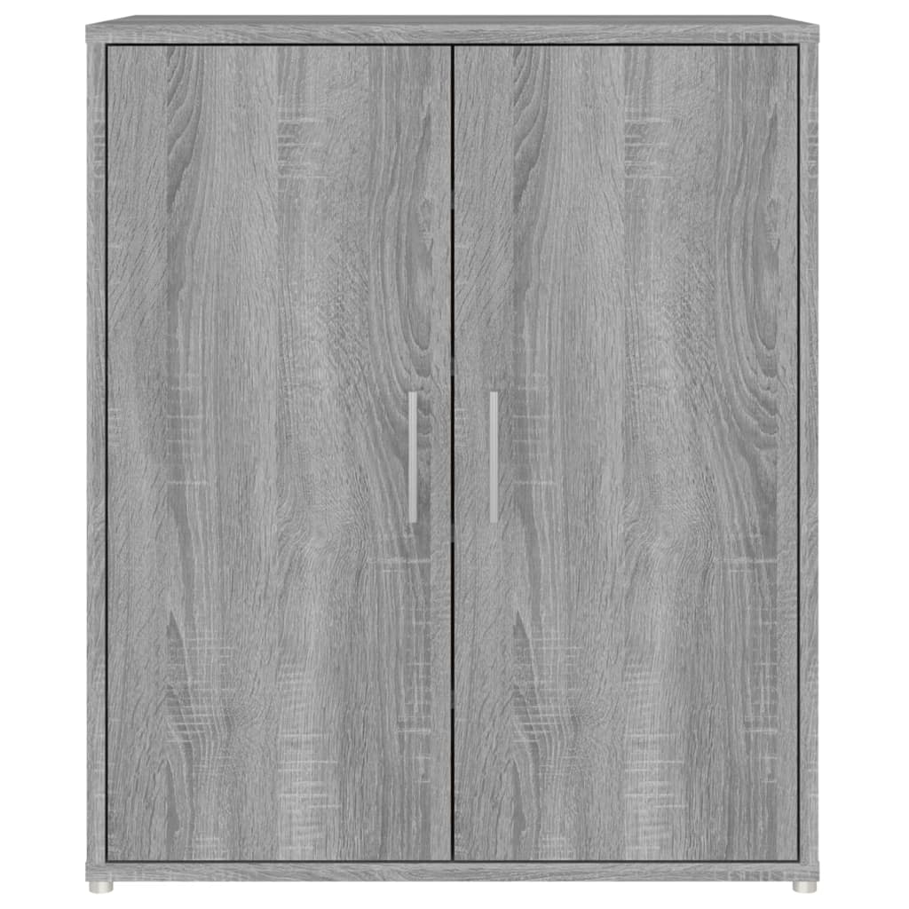 Scarpiera Grigio Sonoma 60x35x70 cm in Legno Multistrato - homemem39