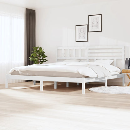 Giroletto White Legno Massello Pino 180x200 cm 6FT Super King - homemem39