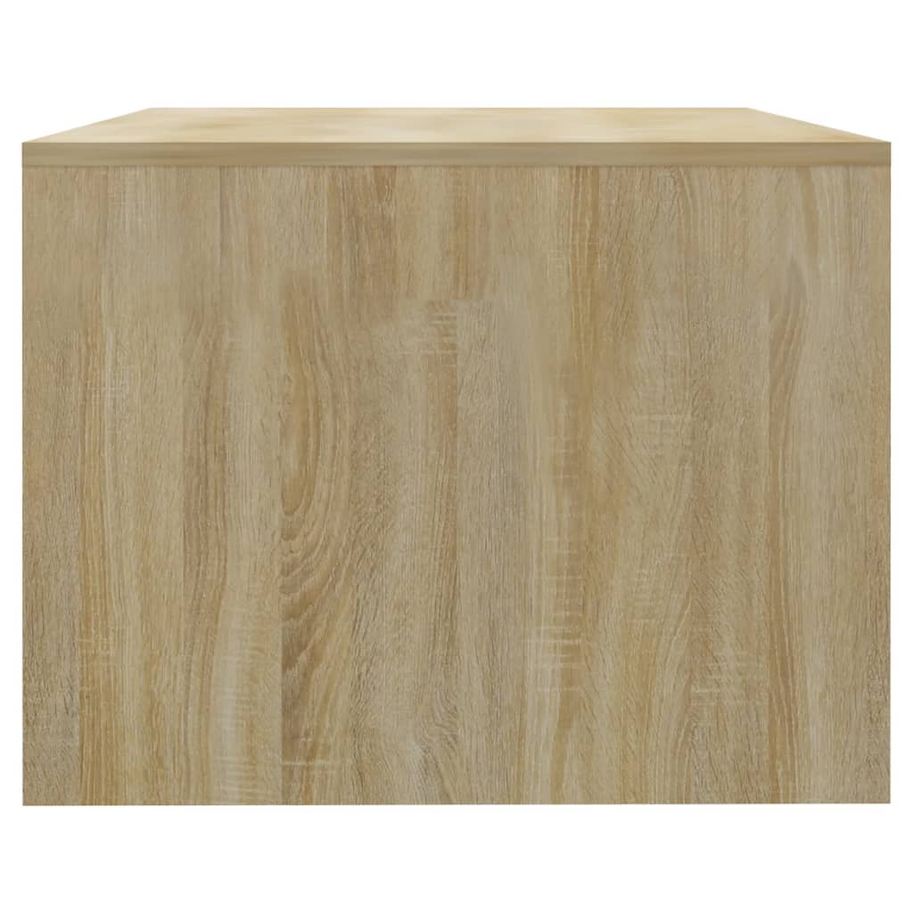 Tavolino da Salotto Rovere Sonoma 102x55x42cm Legno Compensato - homemem39