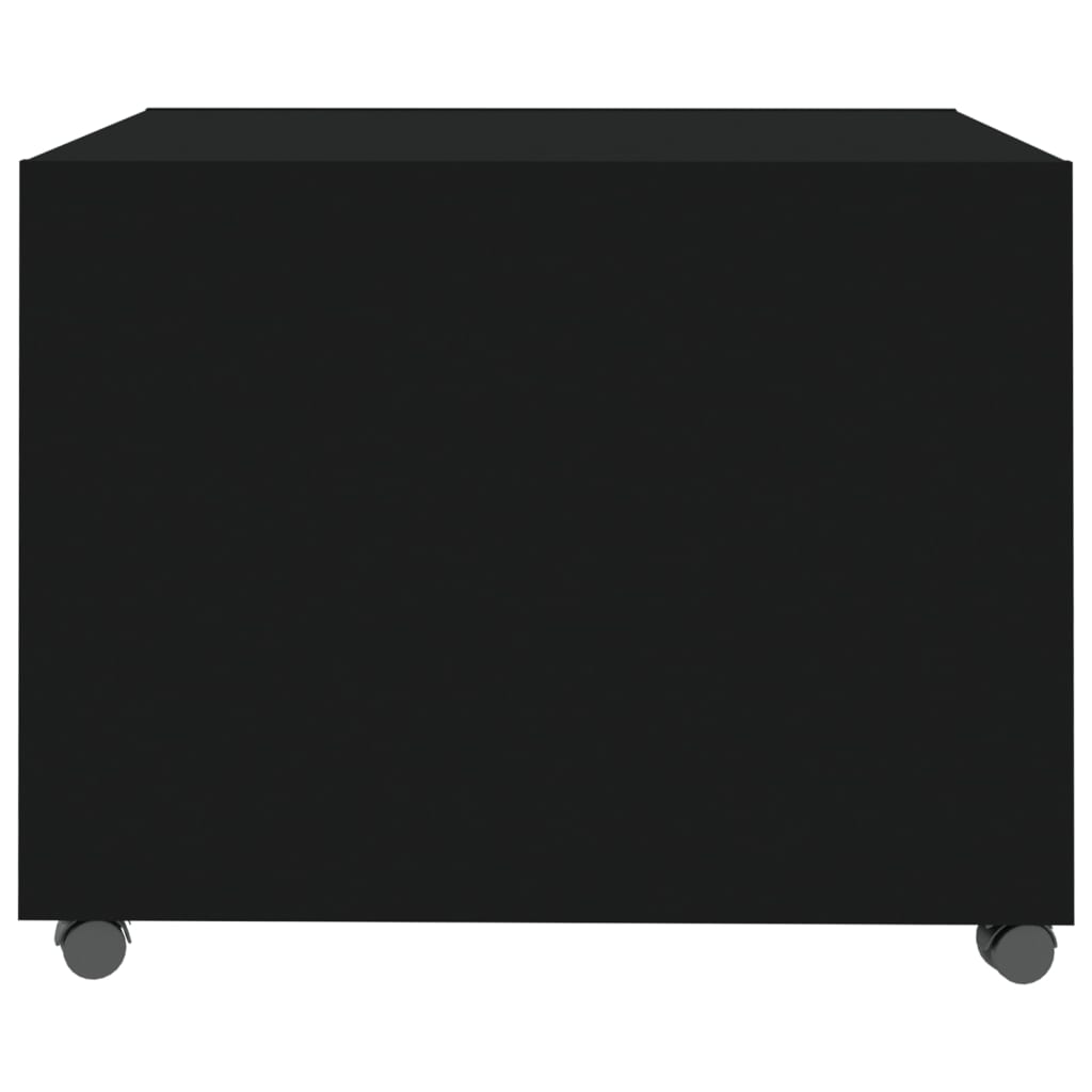 Tavolino da Salotto Nero 55x55x40 cm in Legno Multistrato - homemem39