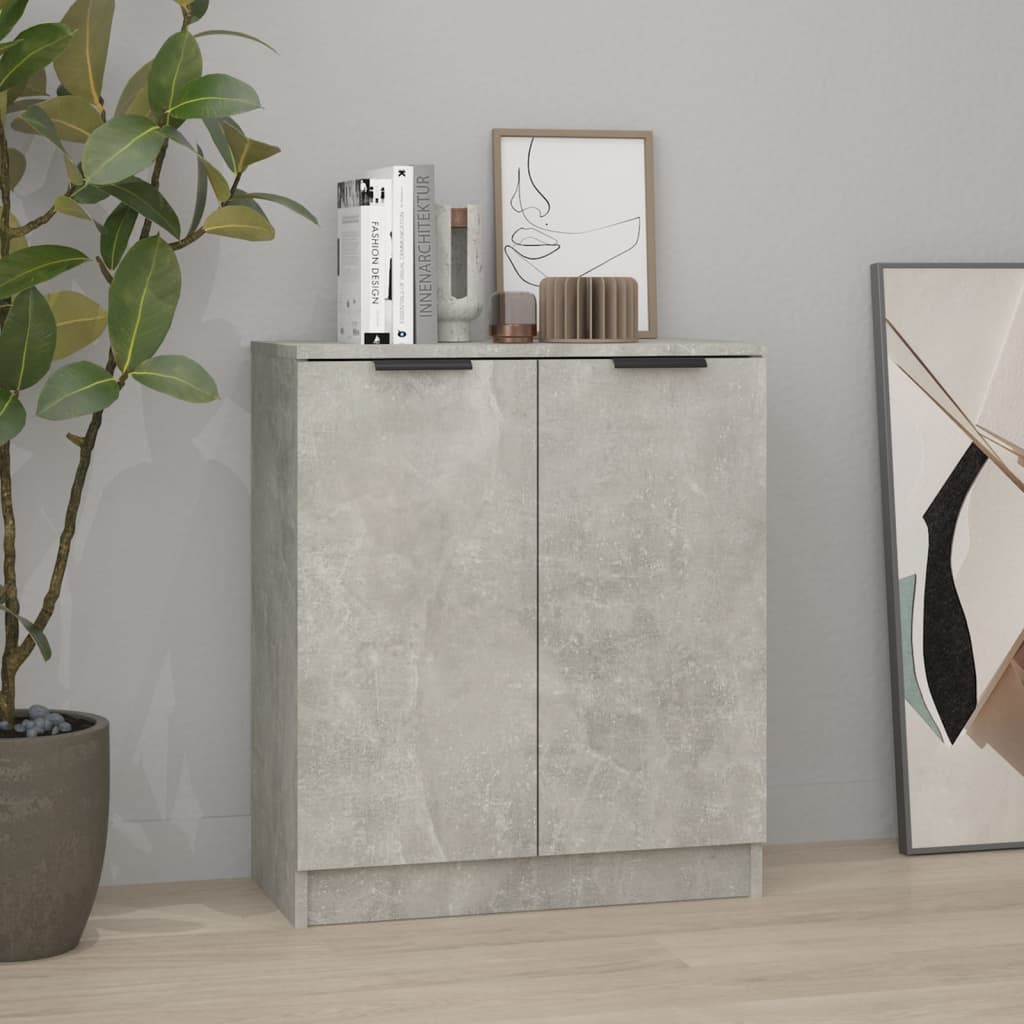 Credenza Grigio Cemento 60x30x70 cm in Legno Multistrato - homemem39