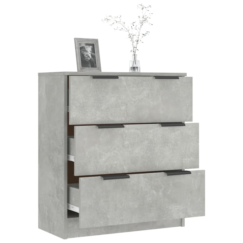 Credenza Grigio Cemento 60x30x70 cm in Legno Multistrato - homemem39