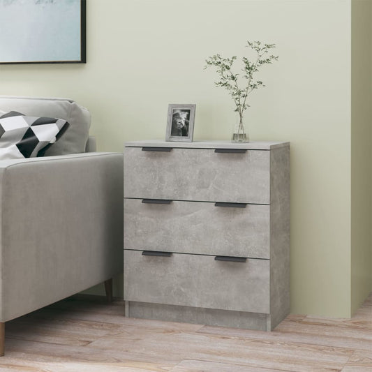 Credenza Grigio Cemento 60x30x70 cm in Legno Multistrato - homemem39