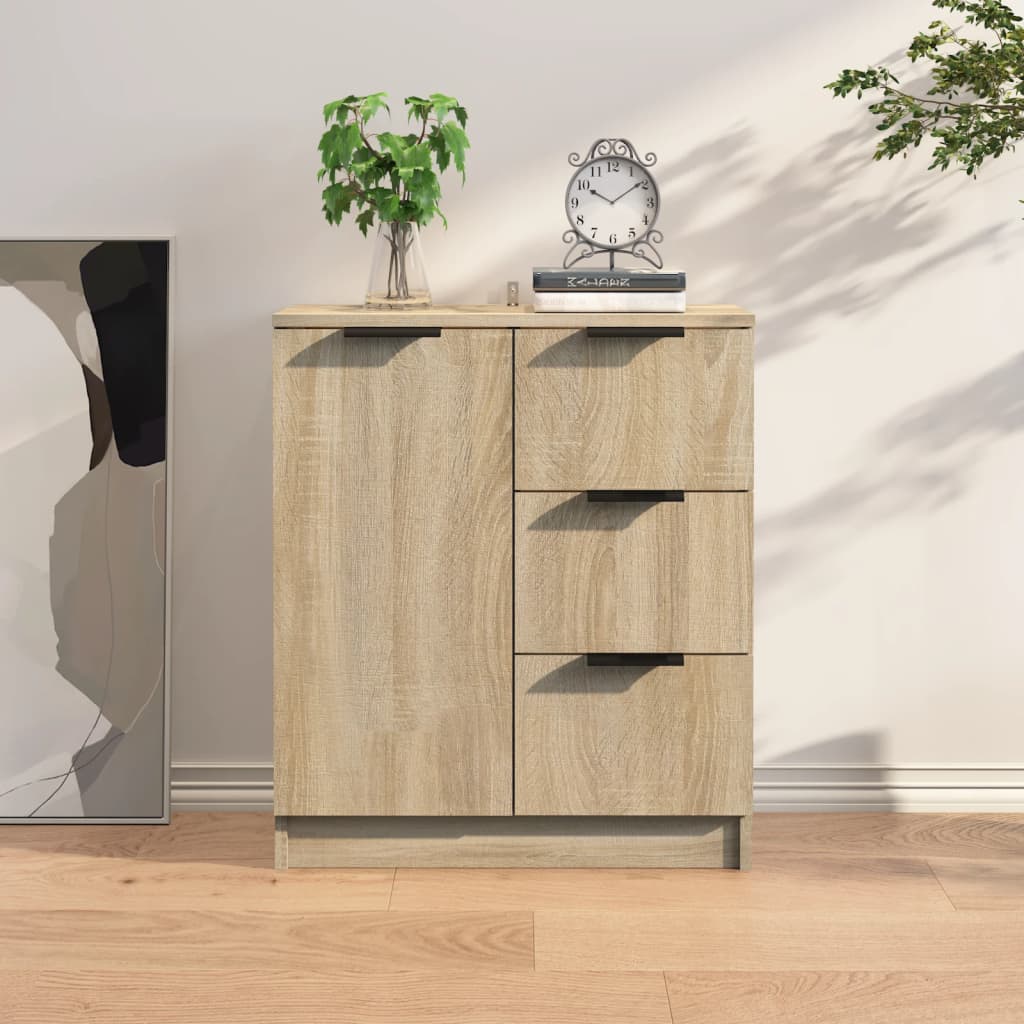 Credenza Rovere Sonoma 60x30x70 cm in Legno Multistrato - homemem39