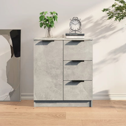 Credenza Grigio Cemento 60x30x70 cm in Legno Multistrato - homemem39