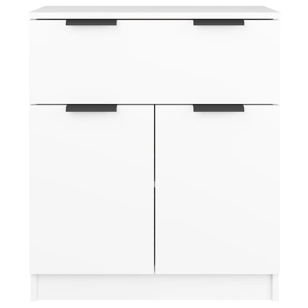 Credenza Bianca 60x30x70 cm in Legno Multistrato - homemem39