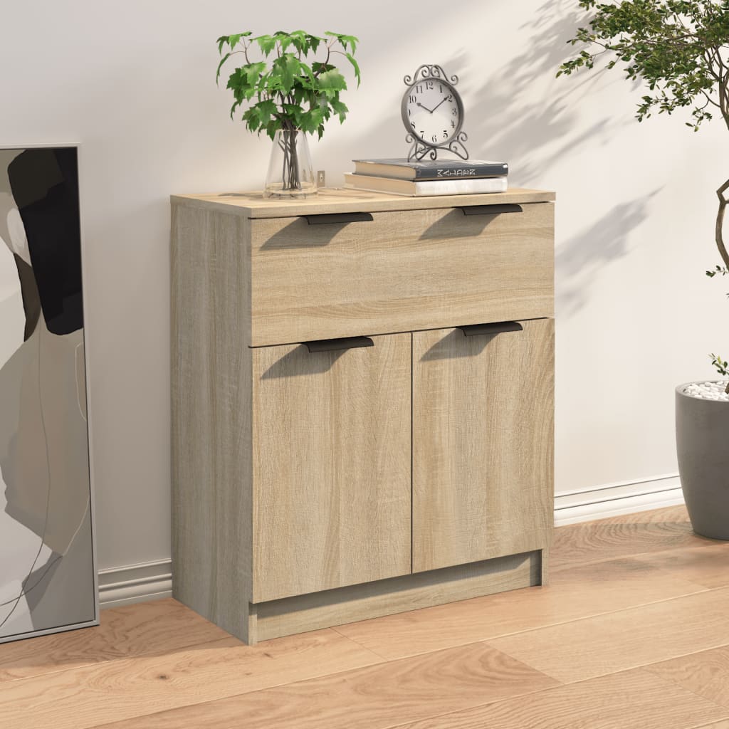 Credenza Rovere Sonoma 60x30x70 cm in Legno Multistrato - homemem39