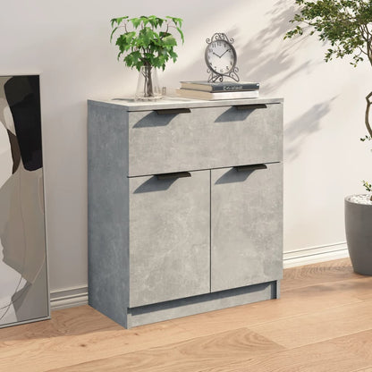 Credenza Grigio Cemento 60x30x70 cm in Legno Multistrato - homemem39