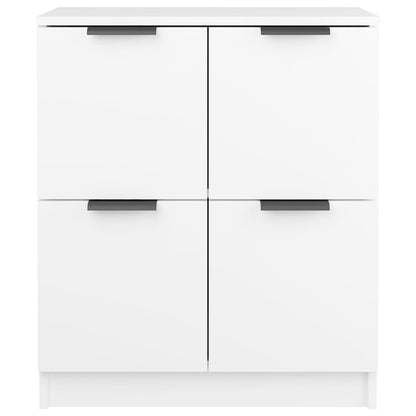 Credenza Bianca 60x30x70 cm in Legno Multistrato - homemem39