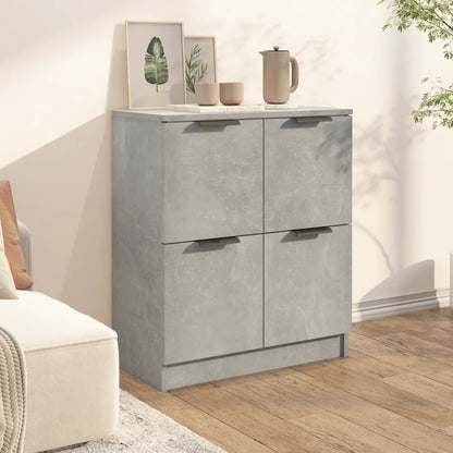 Credenza Grigio Cemento 60x30x70 cm in Legno Multistrato - homemem39