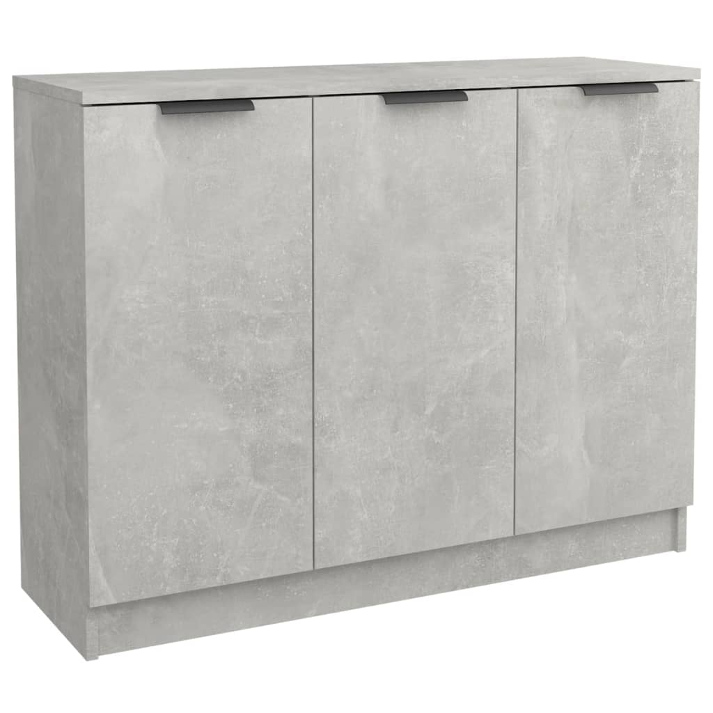 Credenza Grigio Cemento 90,5x30x70 cm in Legno Multistrato - homemem39