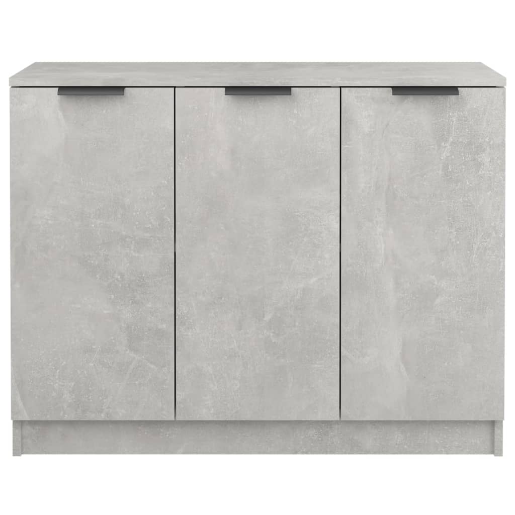 Credenza Grigio Cemento 90,5x30x70 cm in Legno Multistrato - homemem39