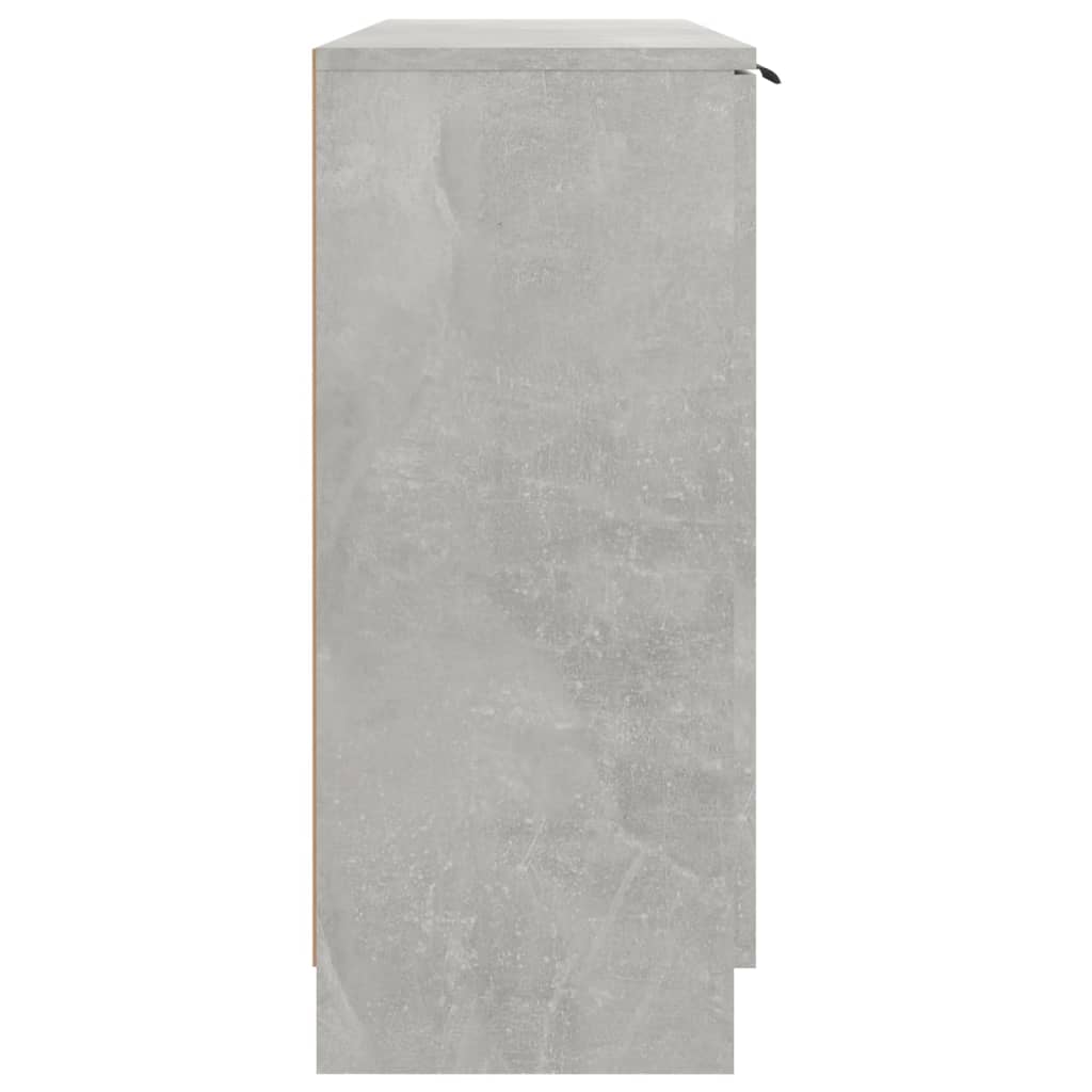 Credenza Grigio Cemento 90,5x30x70 cm in Legno Multistrato - homemem39