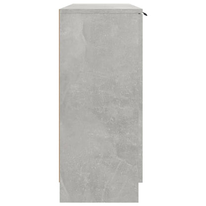 Credenza Grigio Cemento 90,5x30x70 cm in Legno Multistrato - homemem39