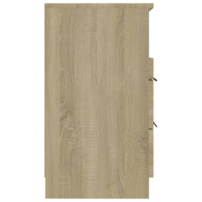 Comodini 2 pz Rovere Sonoma in Legno Multistrato - homemem39