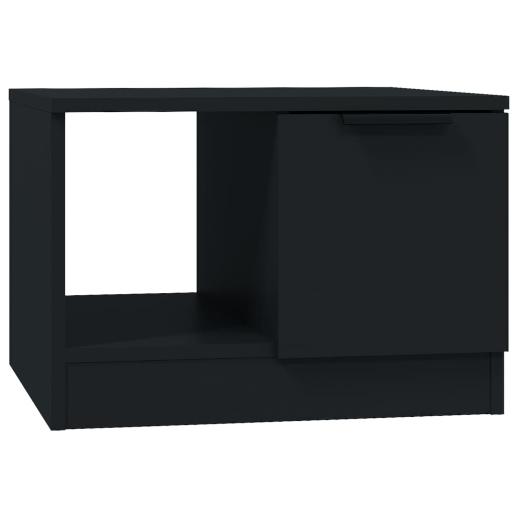 Tavolino da Salotto Nero 50x50x36 cm in Legno Multistrato - homemem39