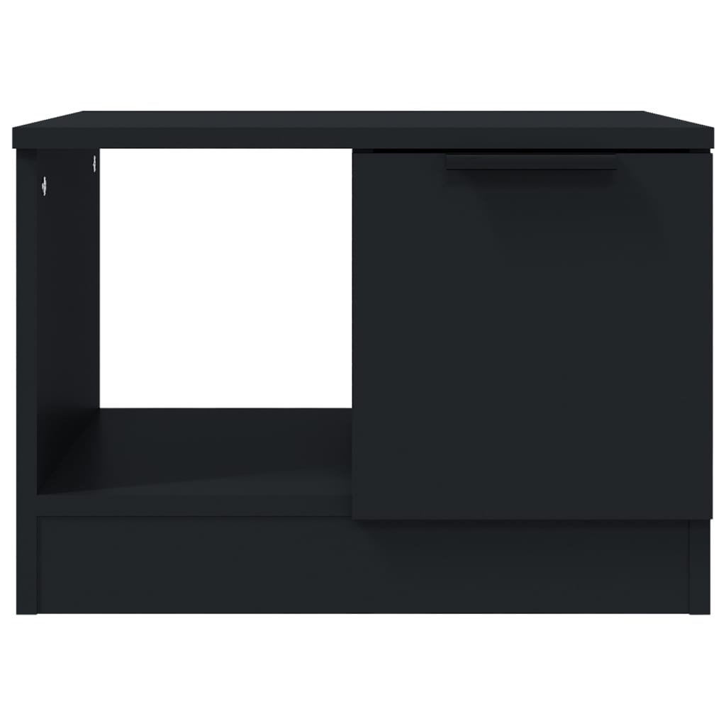 Tavolino da Salotto Nero 50x50x36 cm in Legno Multistrato - homemem39