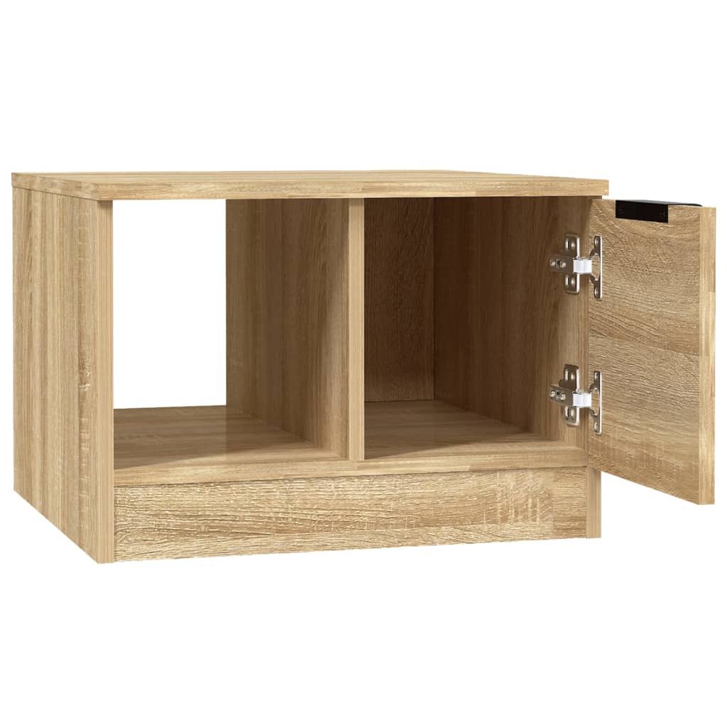 Tavolino da Salotto Rovere Sonoma 50x50x36 cm Legno Multistrato - homemem39