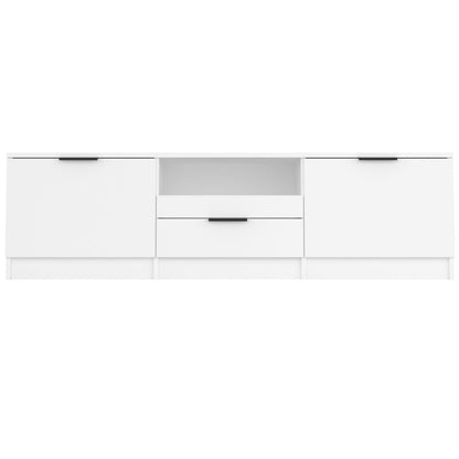 Mobile Porta TV Bianco 140x35x40 cm in Legno Multistrato - homemem39