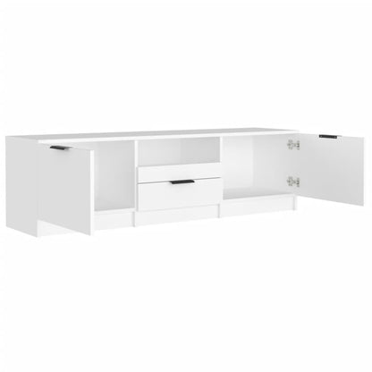 Mobile Porta TV Bianco 140x35x40 cm in Legno Multistrato - homemem39