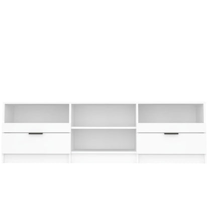 Mobile Porta TV Bianco 150x33,5x45 cm in Legno Multistrato - homemem39