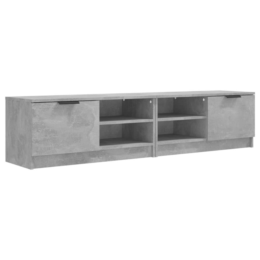 Mobili TV 2 pz Grigio Cemento 80x35x36,5cm in Legno Multistrato - homemem39