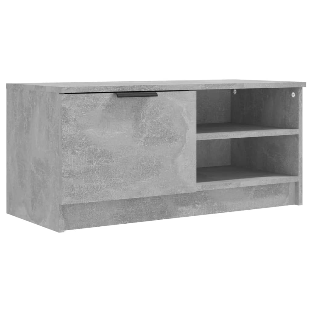 Mobili TV 2 pz Grigio Cemento 80x35x36,5cm in Legno Multistrato - homemem39