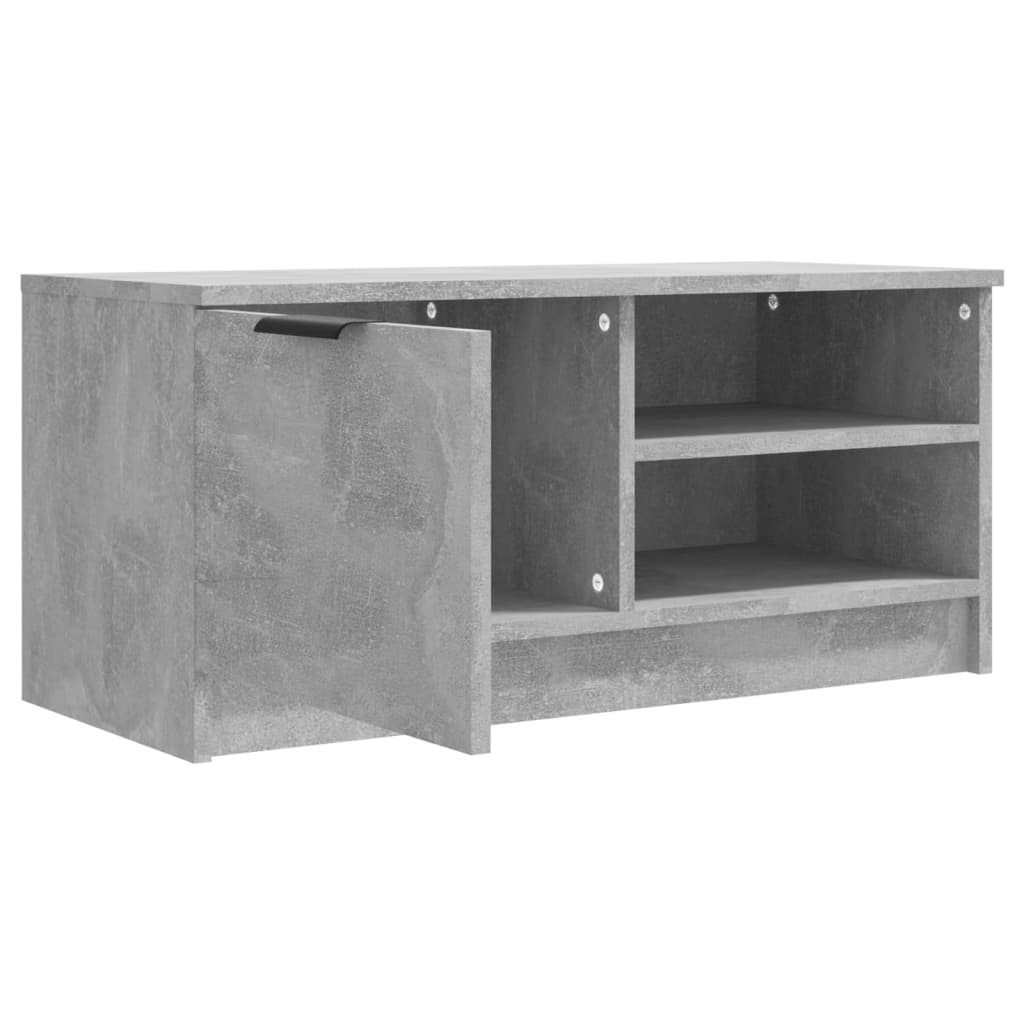 Mobili TV 2 pz Grigio Cemento 80x35x36,5cm in Legno Multistrato - homemem39