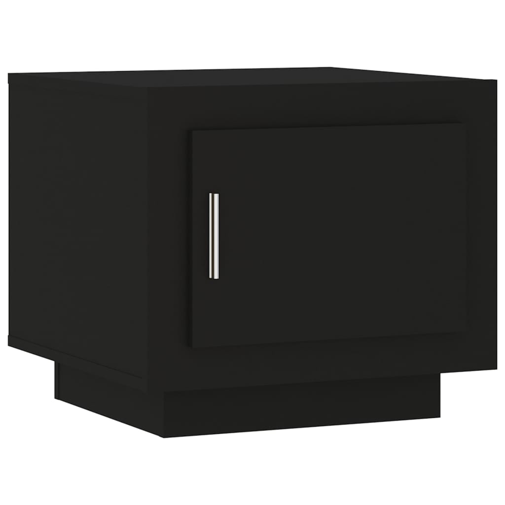 Tavolino da Salotto Nero 51x50x45 cm in Legno Multistrato - homemem39