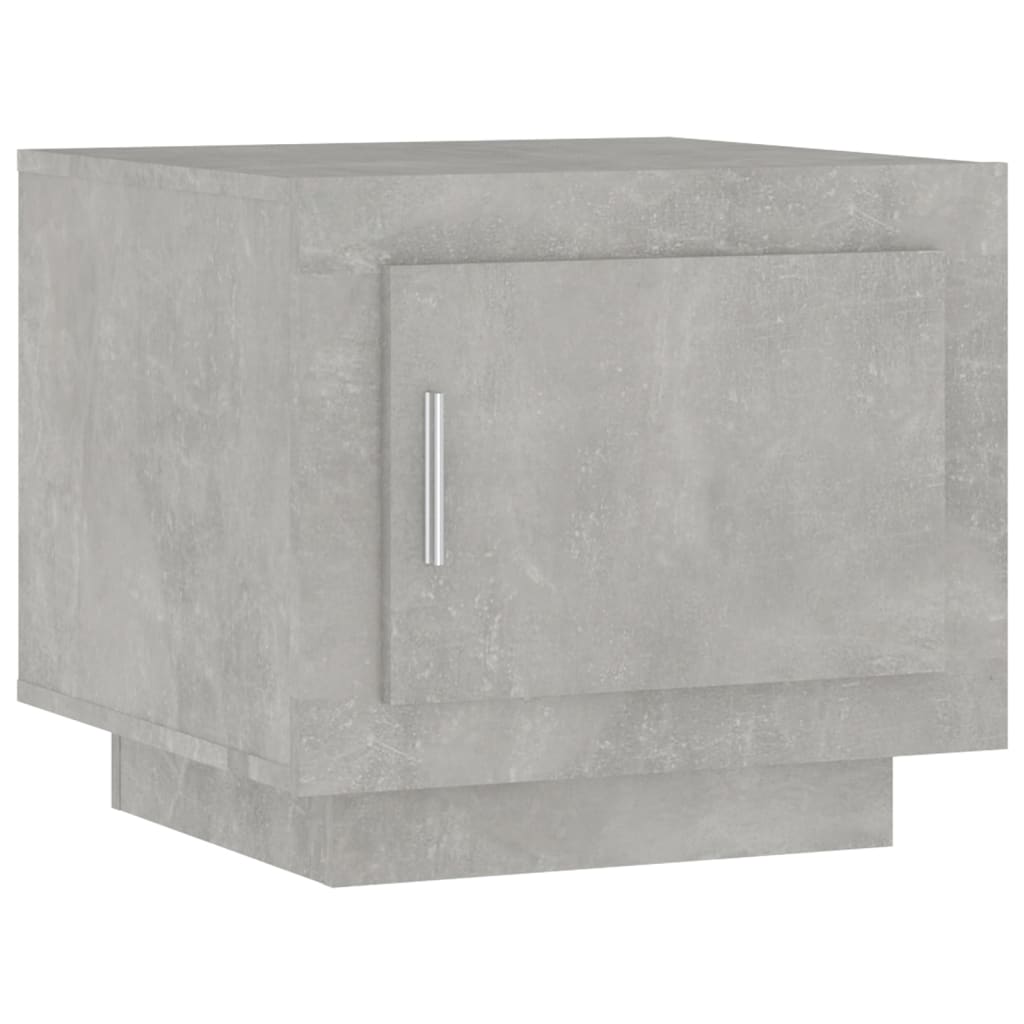 Tavolino da Salotto Grigio Cemento 51x50x45cm Legno Multistrato - homemem39