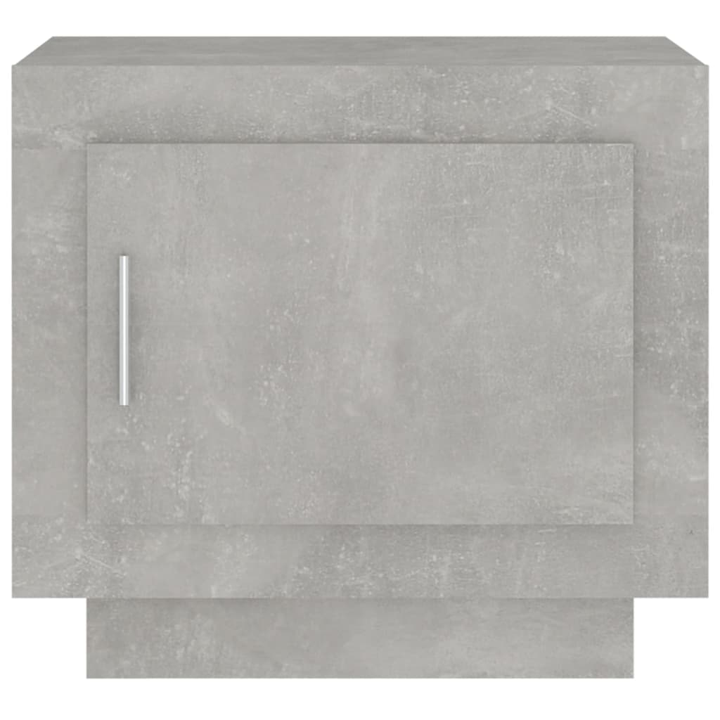 Tavolino da Salotto Grigio Cemento 51x50x45cm Legno Multistrato - homemem39