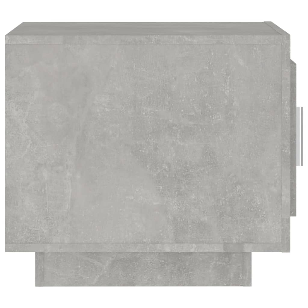 Tavolino da Salotto Grigio Cemento 51x50x45cm Legno Multistrato - homemem39