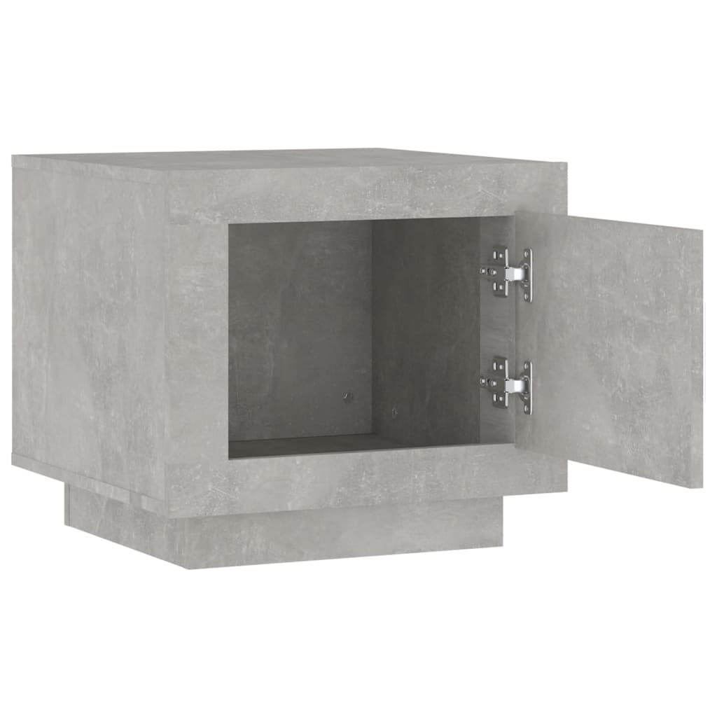 Tavolino da Salotto Grigio Cemento 51x50x45cm Legno Multistrato - homemem39