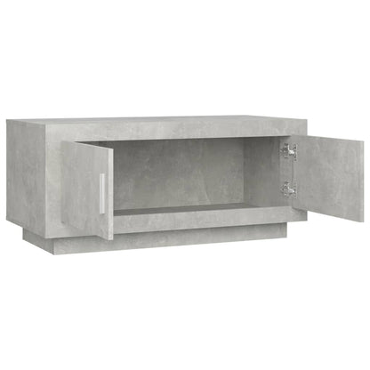 Tavolino Salotto Grigio Cemento 102x50x45 cm Legno Compensato - homemem39