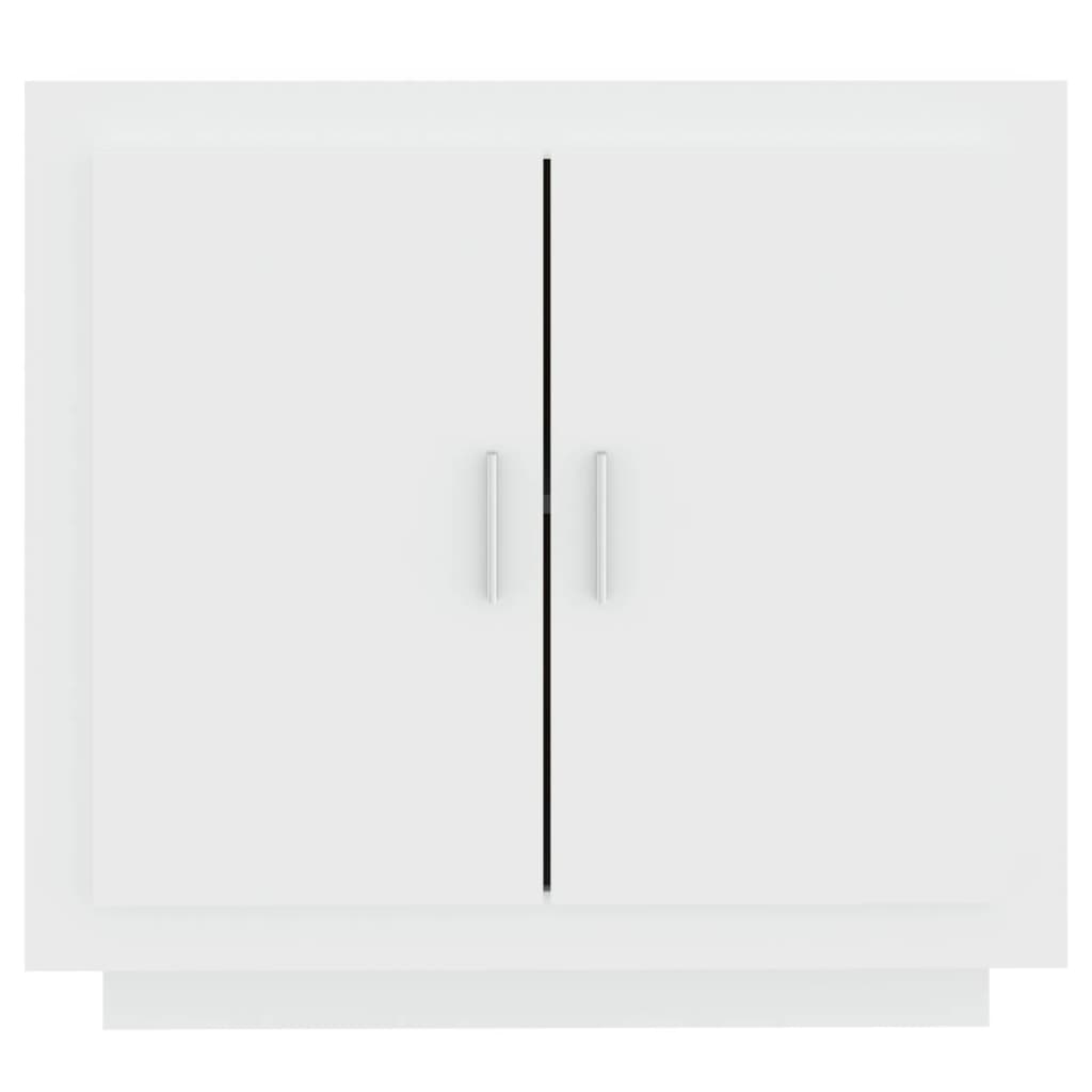 Credenza Bianco 80x40x75 cm in Legno Compensato - homemem39