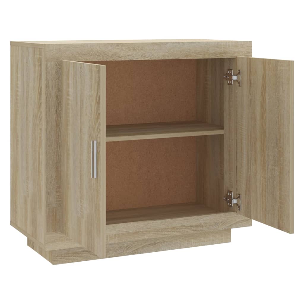 Credenza Rovere Sonoma 80x40x75 cm in Legno Compensato - homemem39