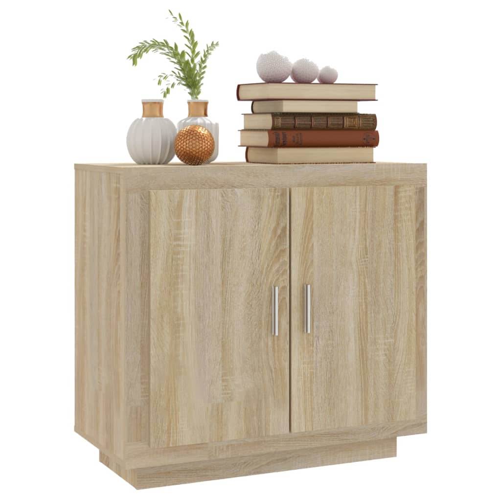 Credenza Rovere Sonoma 80x40x75 cm in Legno Compensato - homemem39