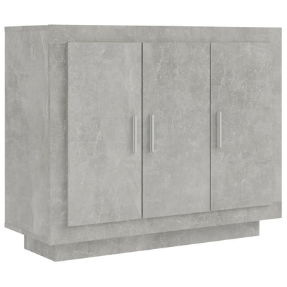 Credenza Grigio Cemento 92x35x75 cm in Legno Multistrato - homemem39