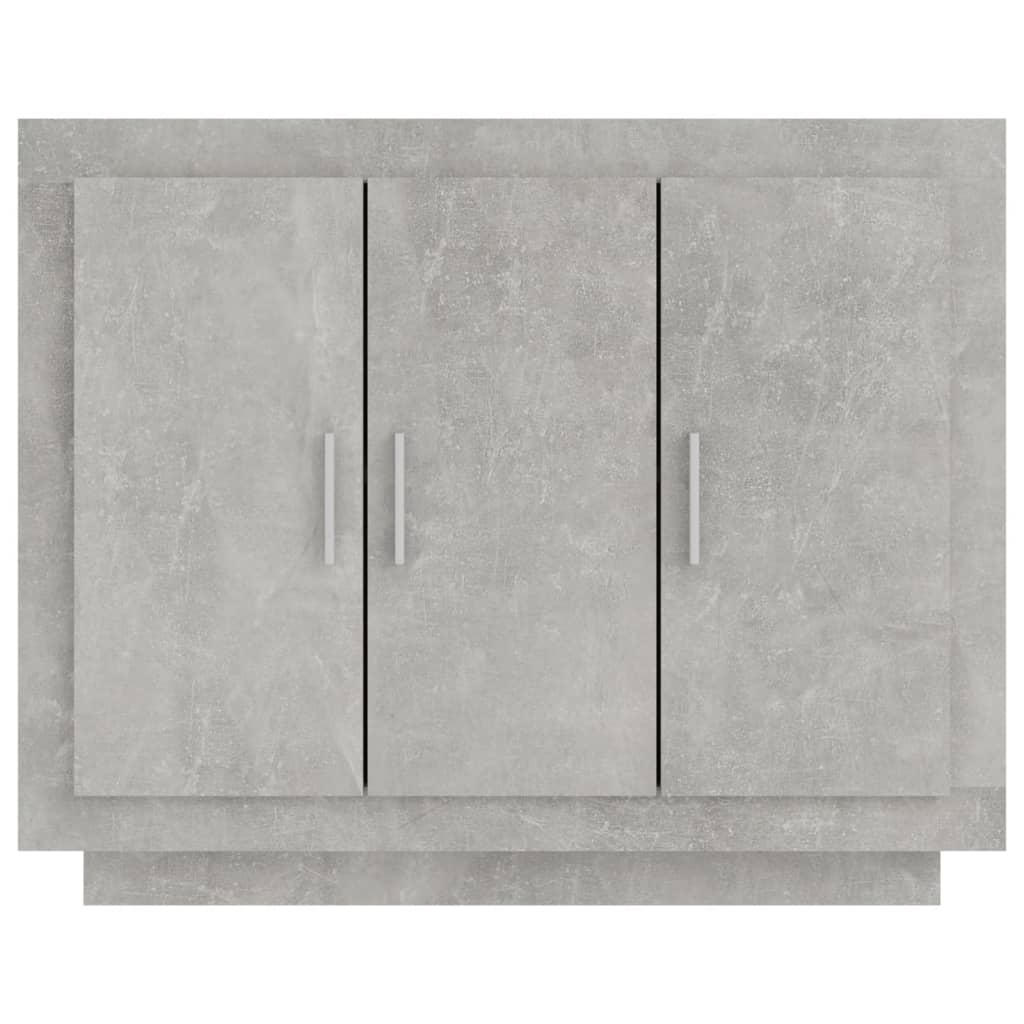 Credenza Grigio Cemento 92x35x75 cm in Legno Multistrato - homemem39