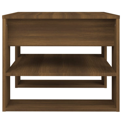 Tavolino da Salotto Marrone 55,5x55x45 cm Legno Multistrato - homemem39