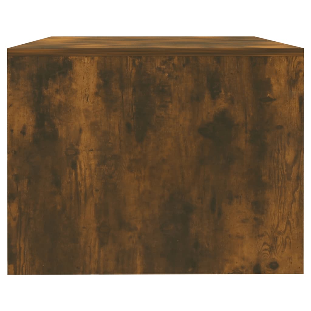 Tavolino da Salotto Rovere Fumo 102x55x42 cm Legno Multistrato - homemem39