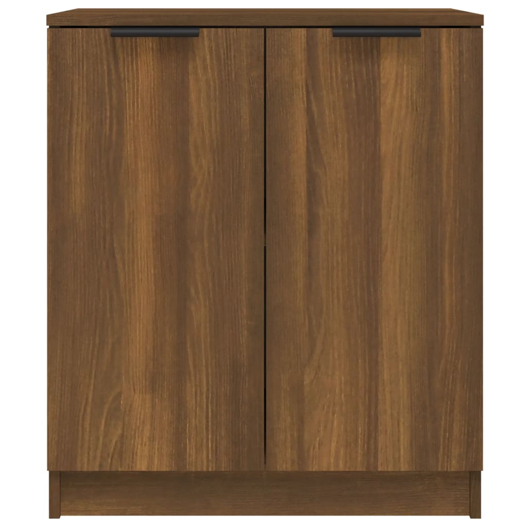 Credenza Rovere Marrone 60x30x70 cm in Legno Multistrato - homemem39