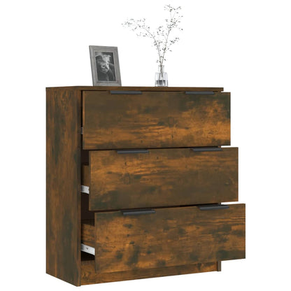 Credenza Rovere Fumo 60x30x70 cm in Legno Multistrato - homemem39