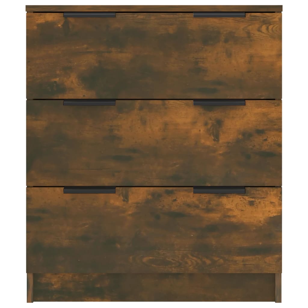 Credenza Rovere Fumo 60x30x70 cm in Legno Multistrato - homemem39