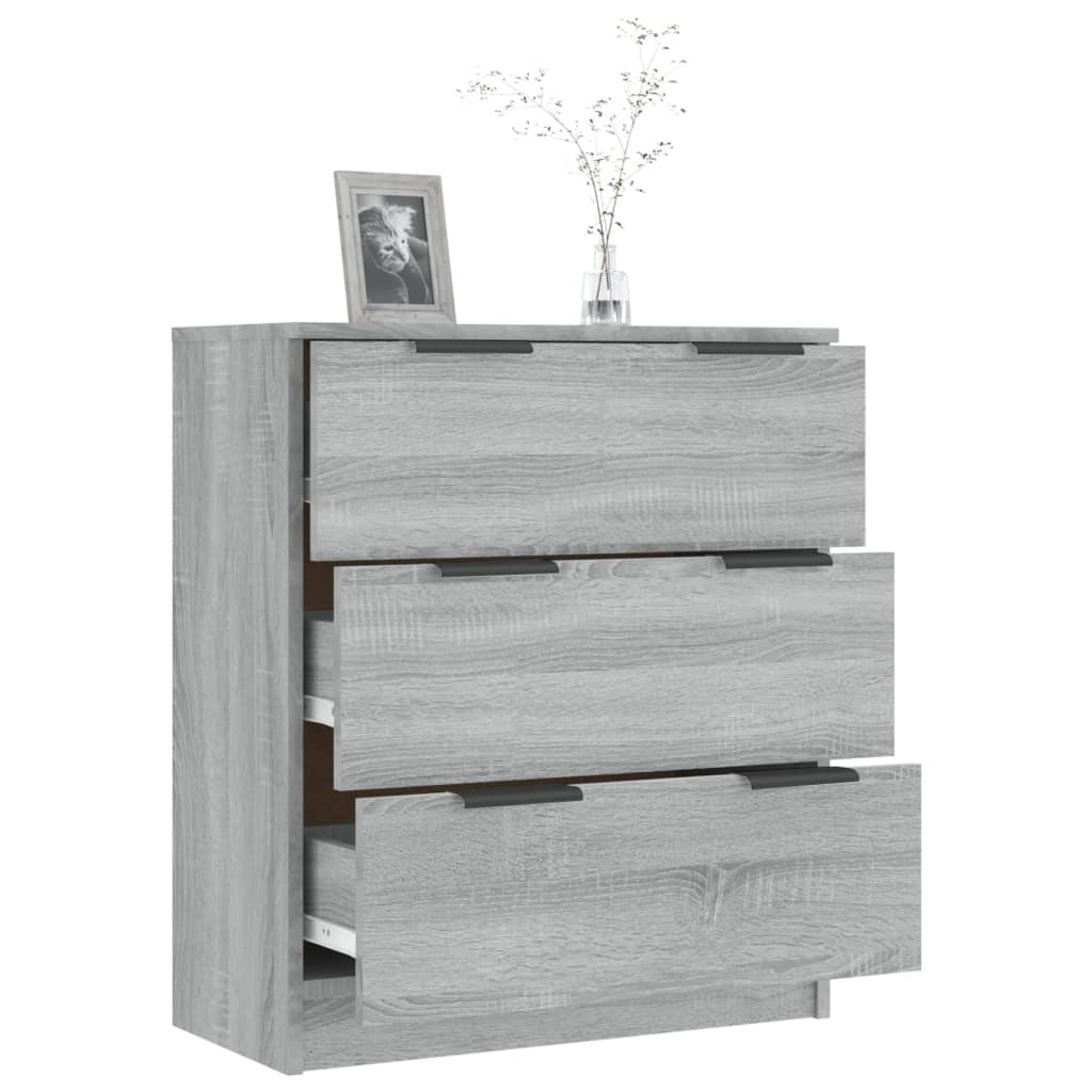 Credenza Grigio Sonoma 60x30x70 cm in Legno Multistrato - homemem39