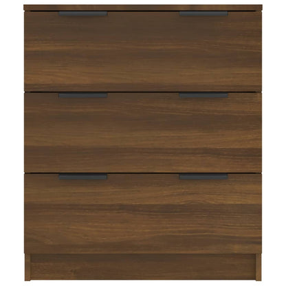 Credenza Rovere Marrone 60x30x70 cm in Legno Multistrato - homemem39