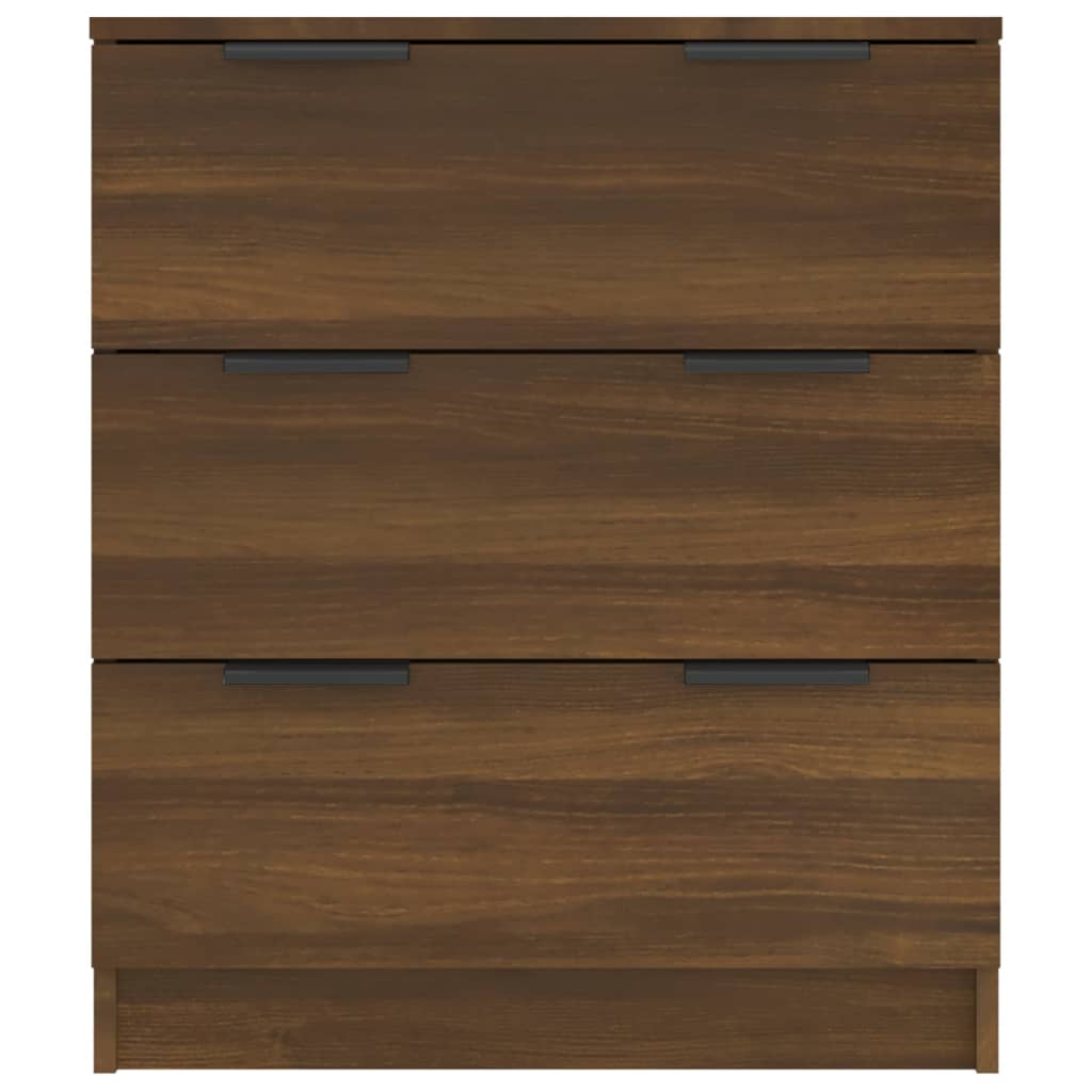 Credenza Rovere Marrone 60x30x70 cm in Legno Multistrato - homemem39