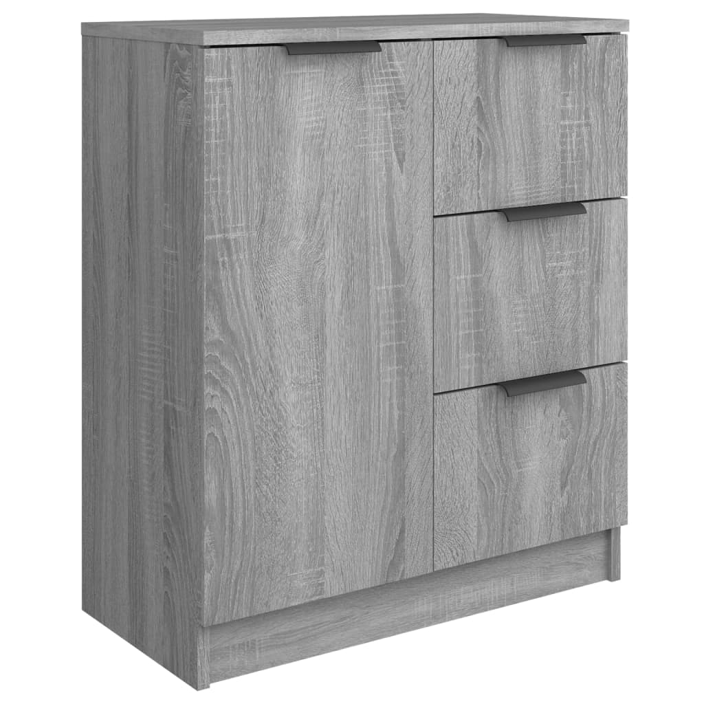 Credenza Grigio Sonoma 60x30x70 cm in Legno Multistrato - homemem39