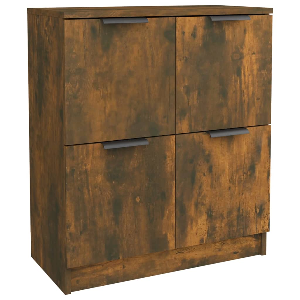 Credenza Rovere Fumo 60x30x70 cm in Legno Multistrato - homemem39